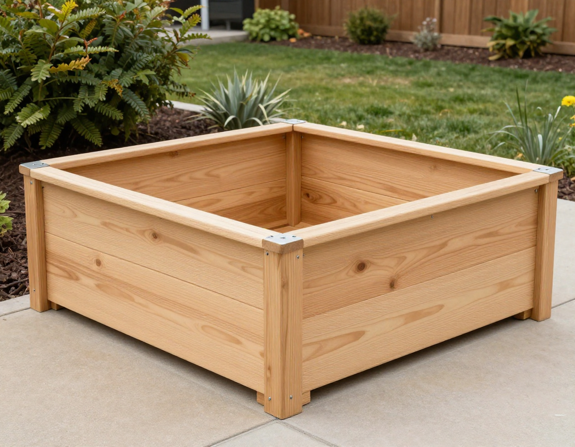 Cedar raised garden bed kit