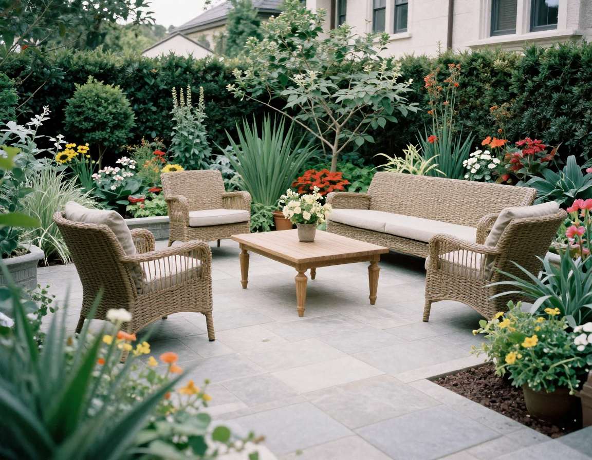 Professional garden design layout